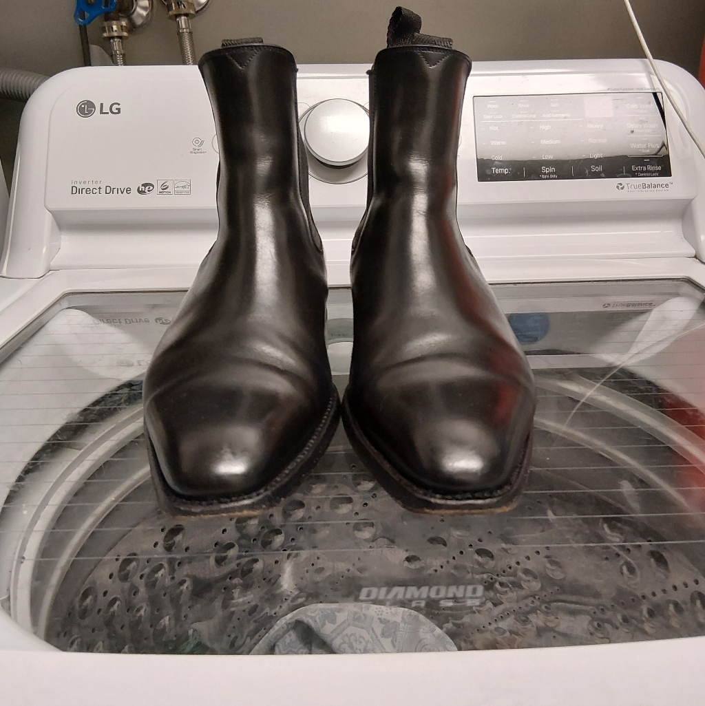 Andres Sendra Black Leather Chelsea Boots